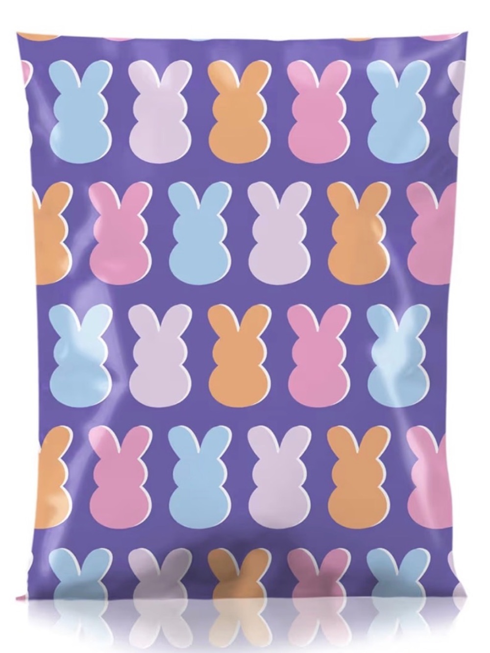 20 Poly Mailers 14.5 x 19 Pastel Bunny
